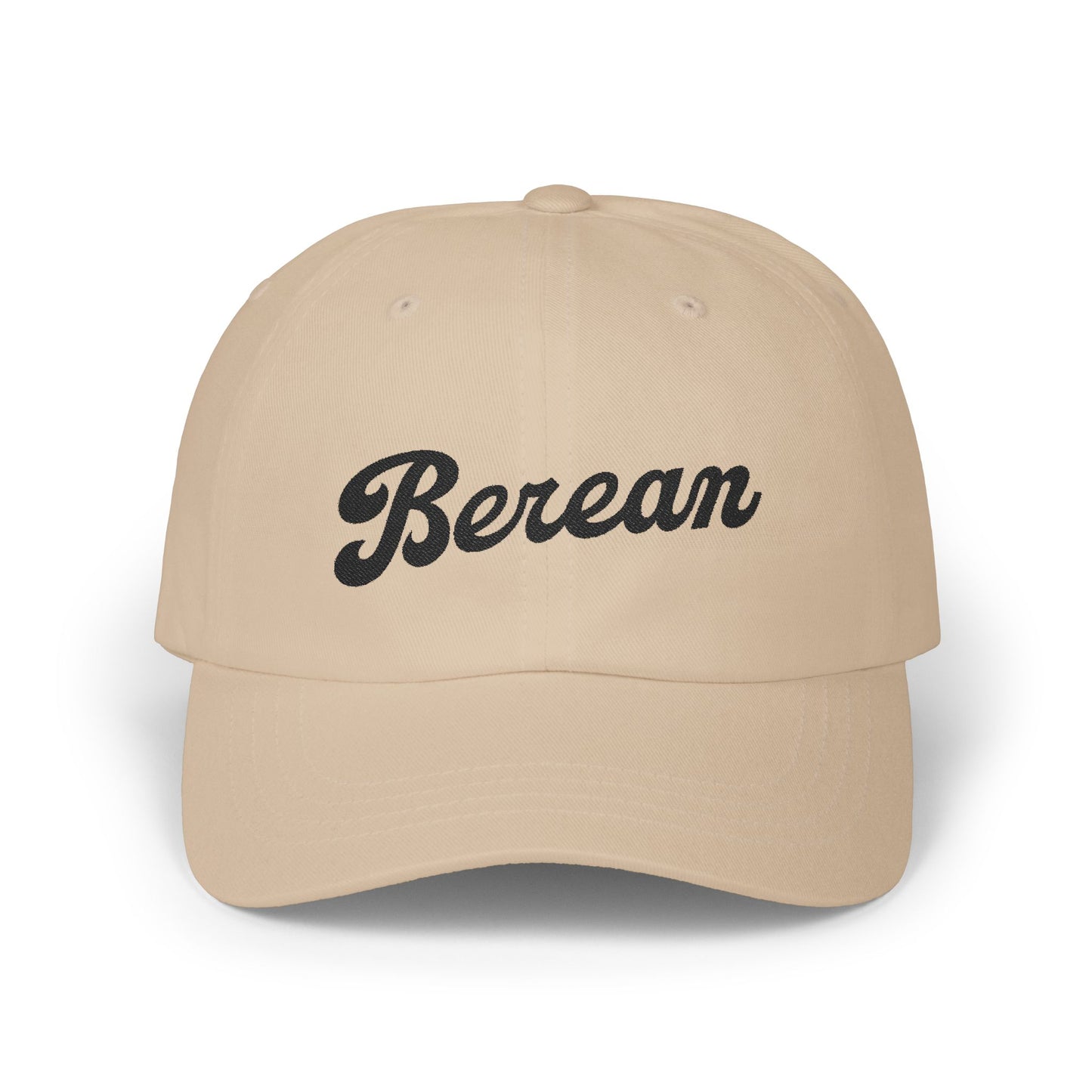 Classic Dad Cap with 'Berean' Embroidery – Perfect for Every Casual Outfit