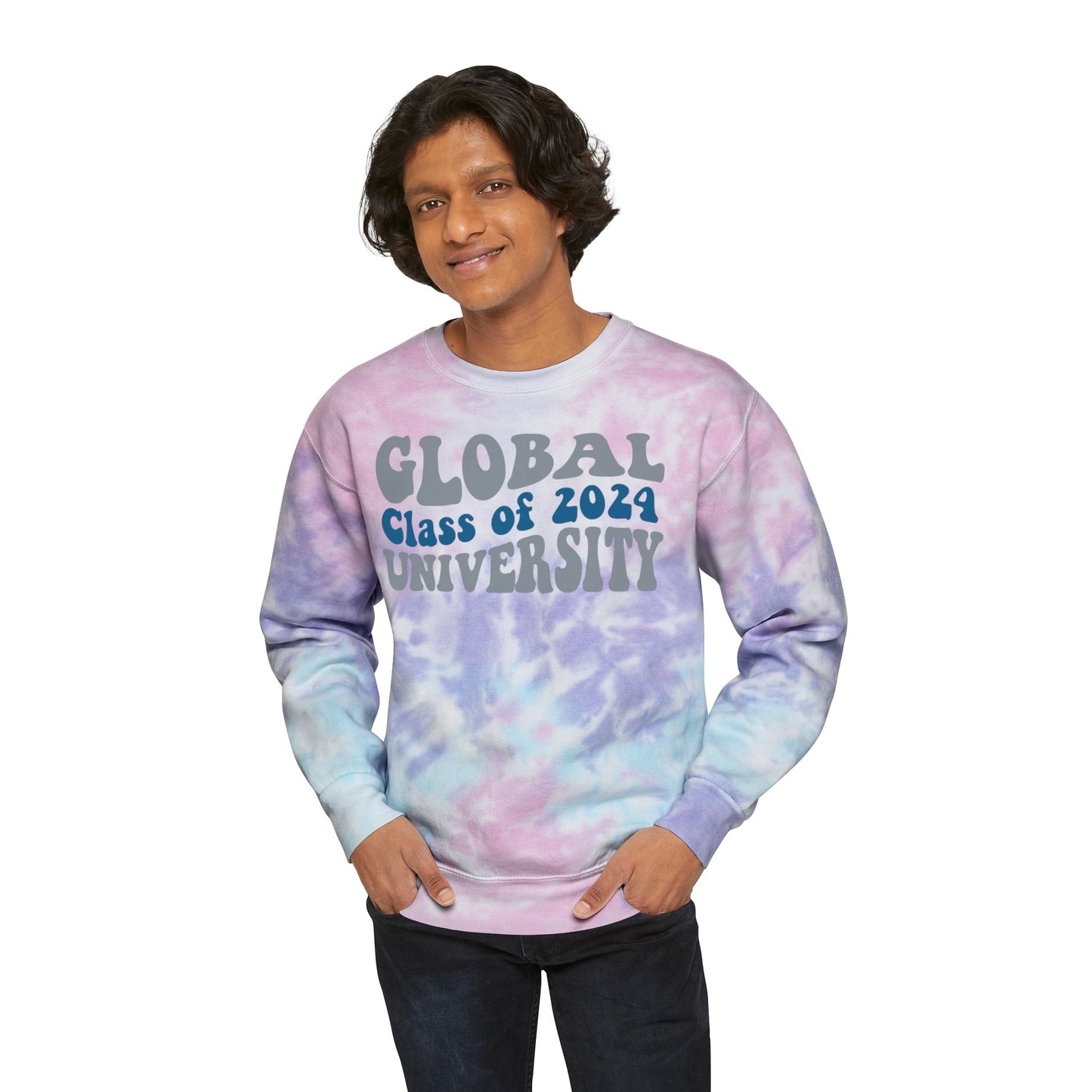 Global University Class of 2024 Tie-Dye Sweatshirt