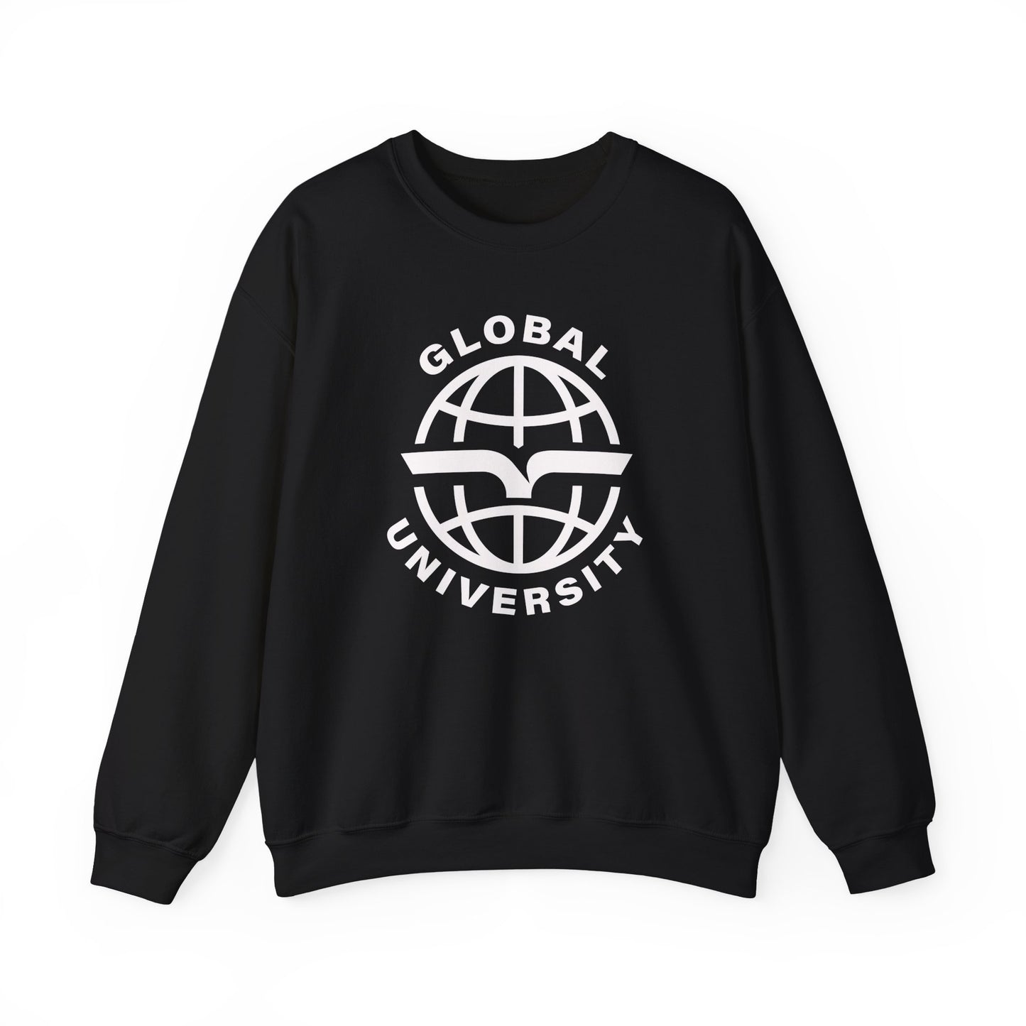 Global University Crewneck Sweatshirt — College Logo Pullover