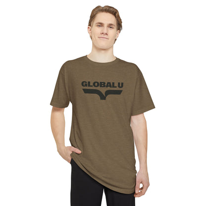 GLOBALU Logo Longline Tee — Minimal Urban Graphic T-Shirt