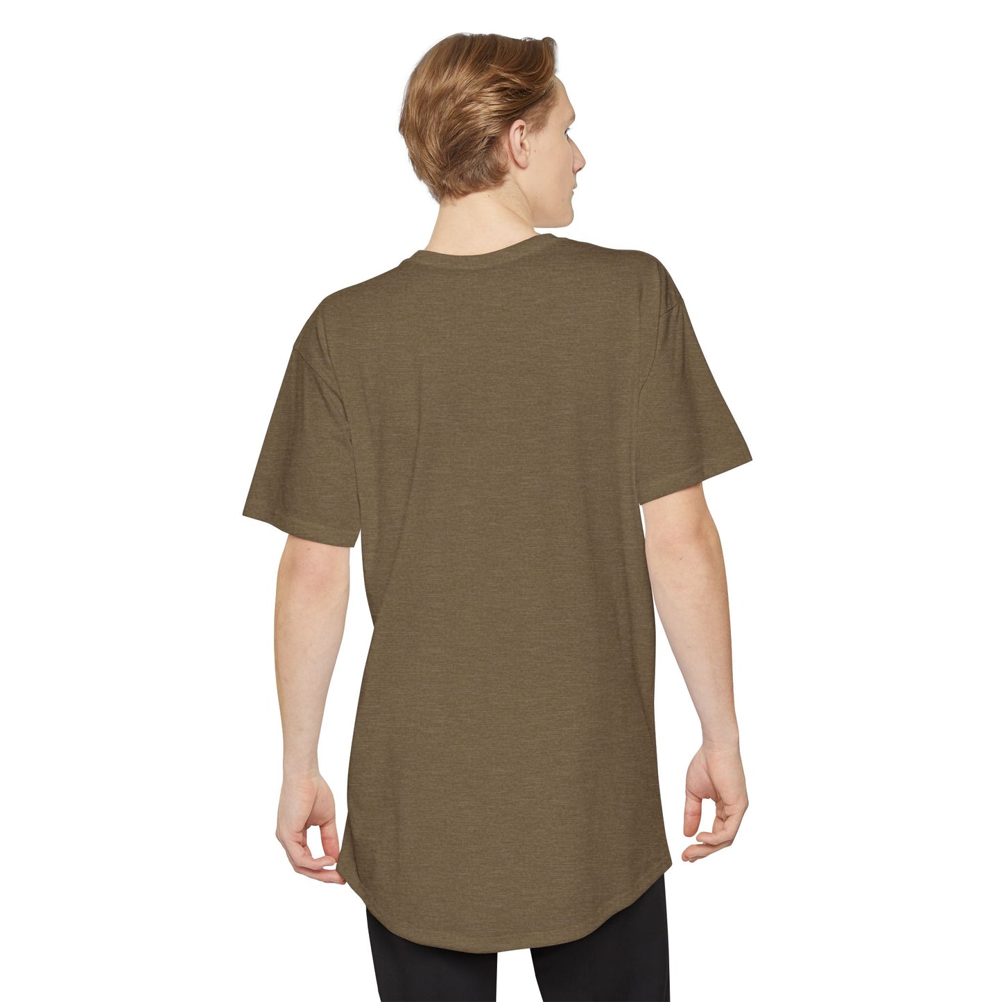 GLOBALU Logo Longline Tee — Minimal Urban Graphic T-Shirt