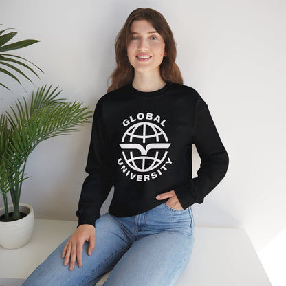 Global University Crewneck Sweatshirt — College Logo Pullover