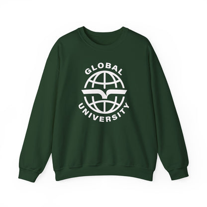 Global University Crewneck Sweatshirt — College Logo Pullover