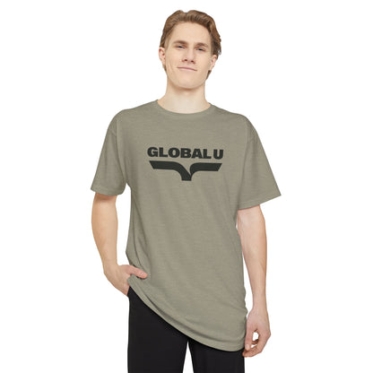 GLOBALU Logo Longline Tee — Minimal Urban Graphic T-Shirt