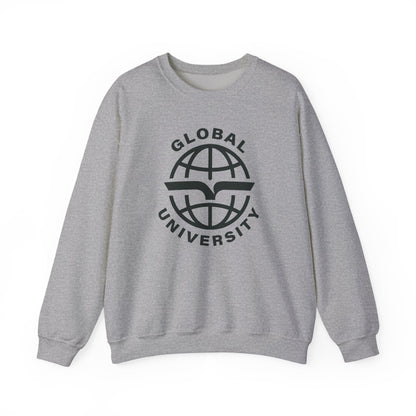 Global University Crewneck Sweatshirt — College Logo Pullover