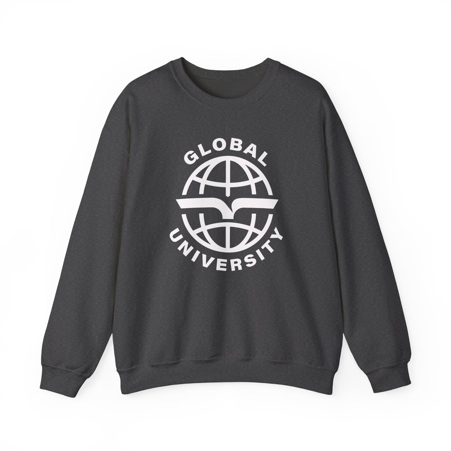 Global University Crewneck Sweatshirt — College Logo Pullover