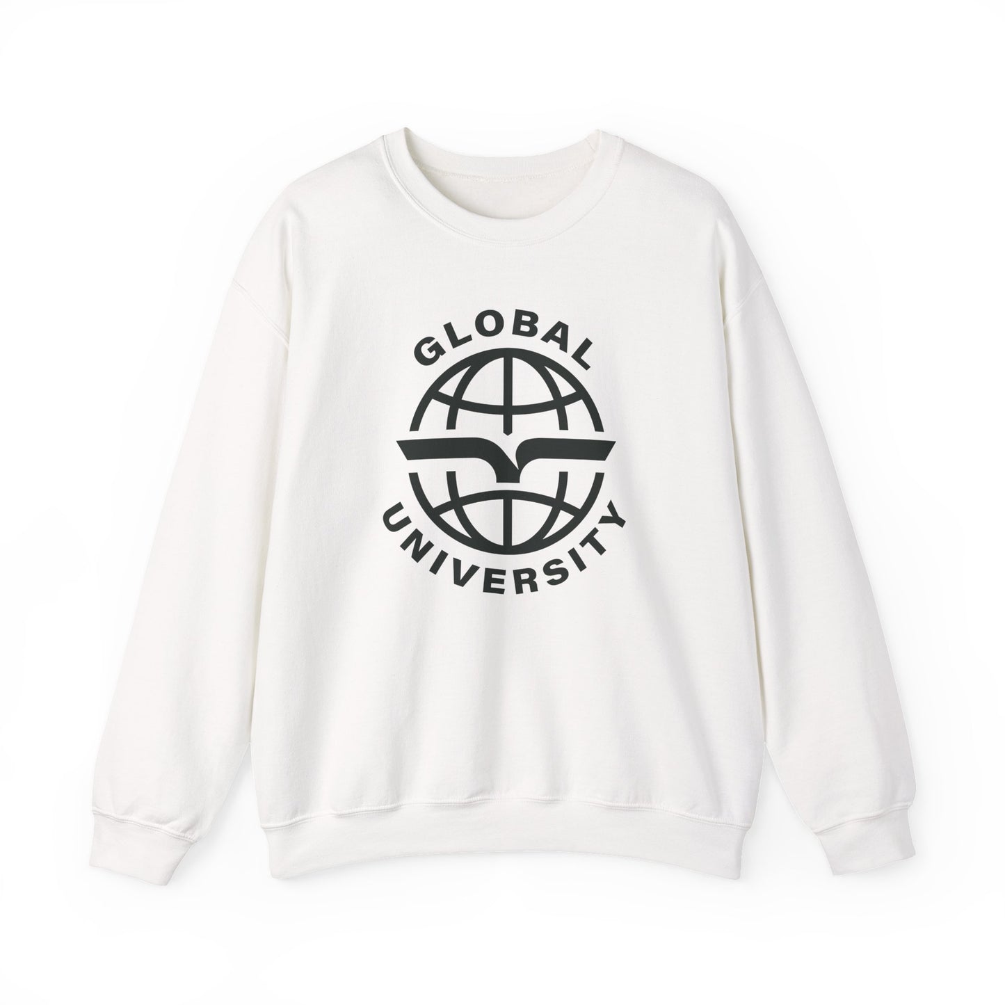 Global University Crewneck Sweatshirt — College Logo Pullover