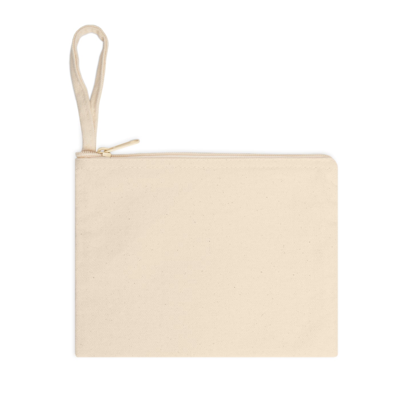 Canvas Zipper Pouch — Global U Logo Accessory Case
