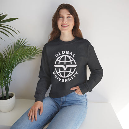 Global University Crewneck Sweatshirt — College Logo Pullover