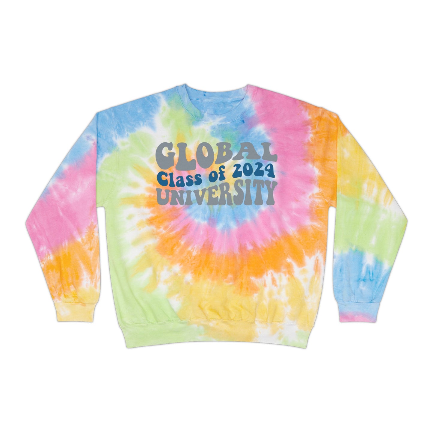 Global University Class of 2024 Tie-Dye Sweatshirt